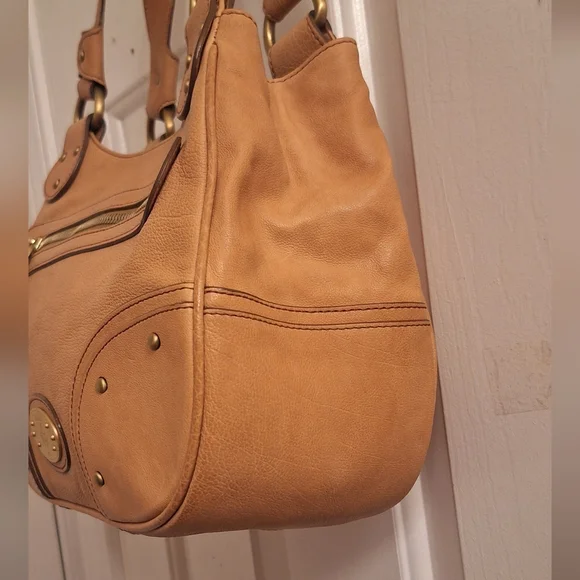 BALLY Italian Leather Hobo Bag Purse - Picture 4 of 14